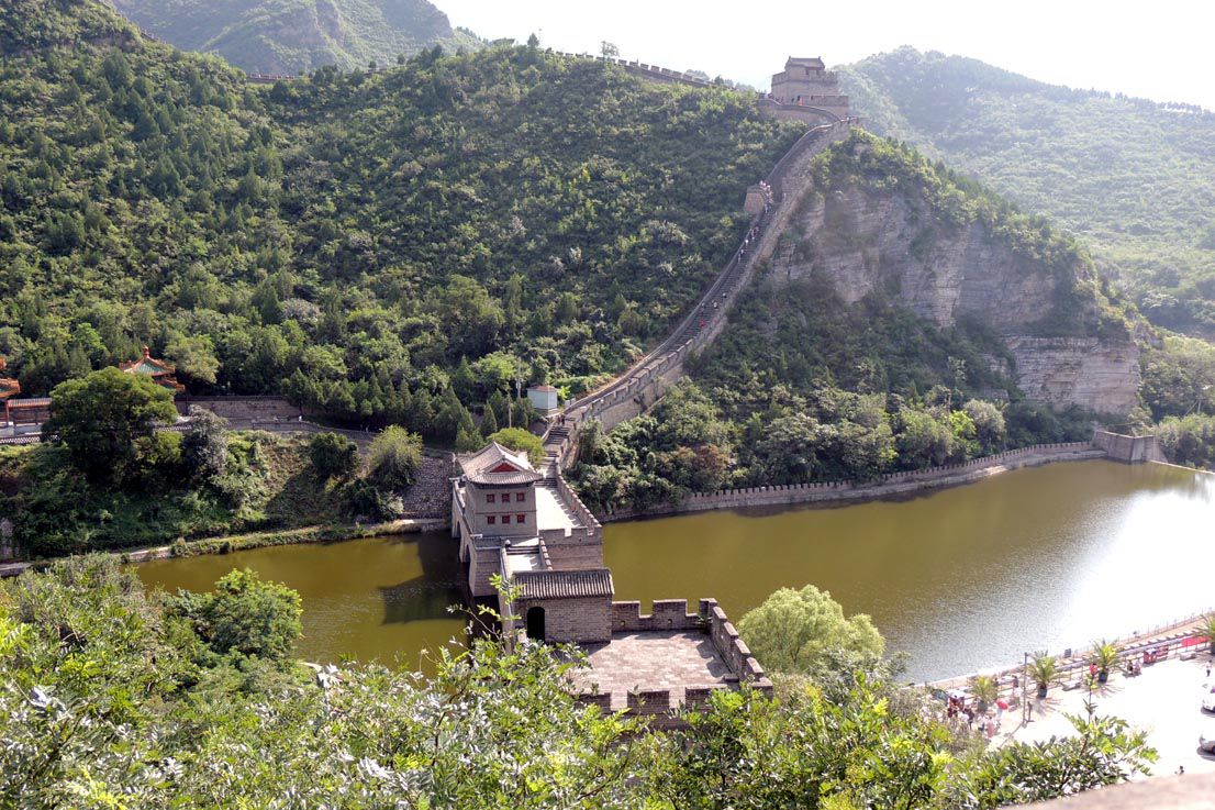 Vista de la gran muralla