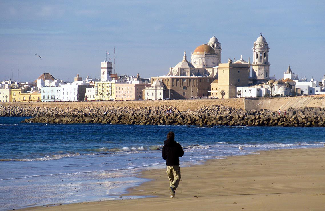 PLAYA CATEDRAL EN CADIZ