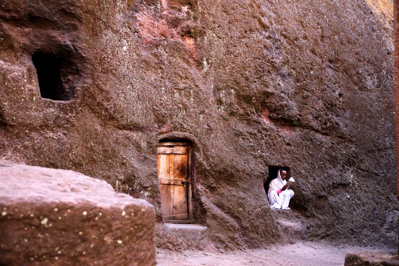  Religioso en Lalibela     