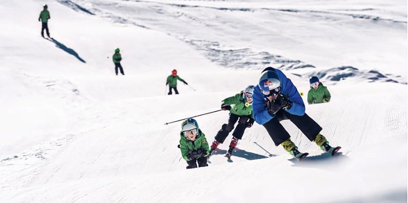 Skicross con la campeona mundial