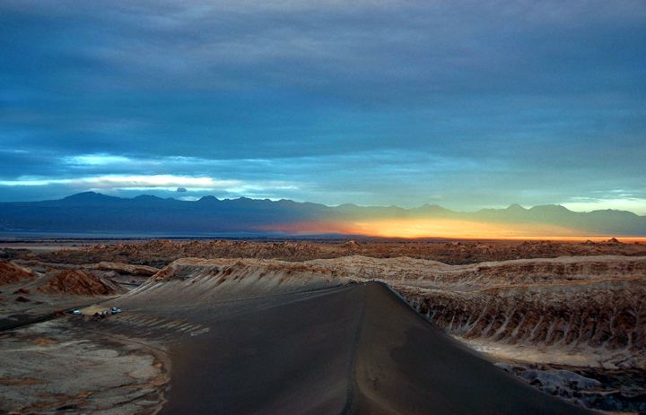 Atardecer en el Valle de la Luna