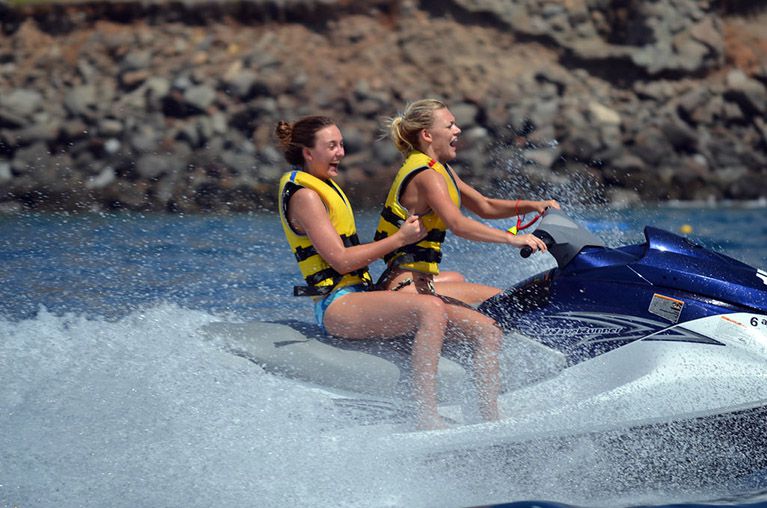 Disfrutar de una moto de agua en Gran Canaria