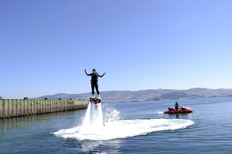 Flyboard en Moaña, Pontevedra