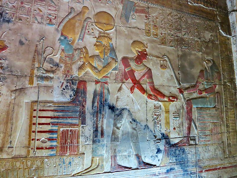 Templo funerario en Egipto