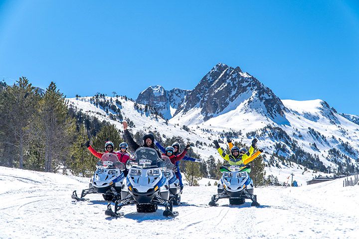 Moto de nieve en Andorra