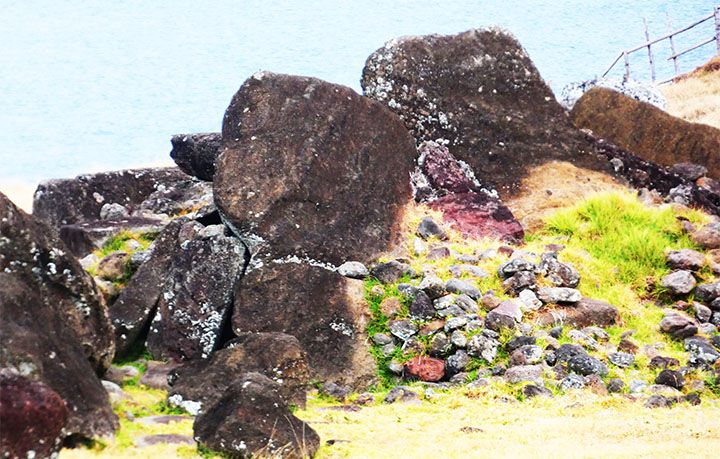 Hanga Te'e Vaihu, centro ceremonia
