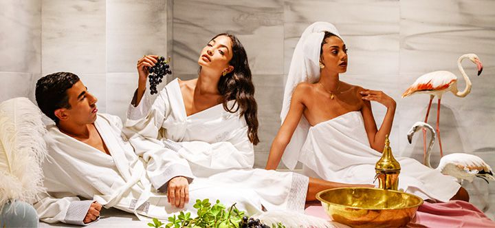 Spa y masaje en pareja al estilo egipcio en un hammam de lujo