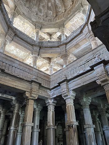 Champaner. Cúpula del Jama Masjid.