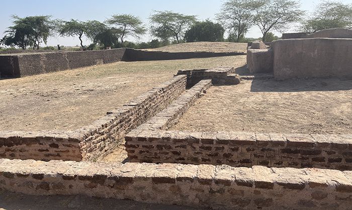  Lothal. Canalizaciones de agua de la ciudad.