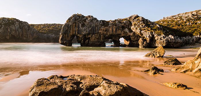 Playa de las Catedrales, Lugo, Galicia (Espan?a)
