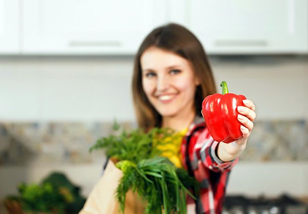  Pimientos rojos