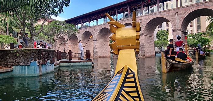 GONDOLAS EN hotel Fairmont Sanya Haitang Bay