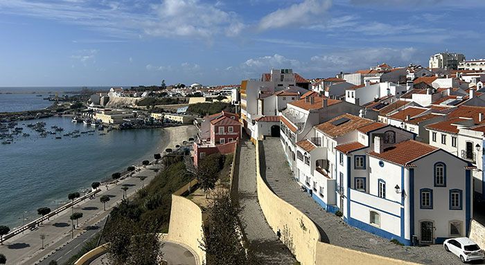 SINES casco antiguo y puerto pesquero desde el castillo (Foto MSS)