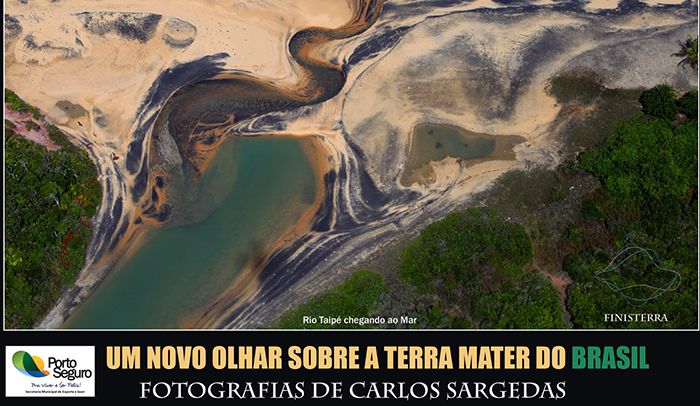 cartel para la exposición UN NUEVO HOGAR SOBRE LATIERRA MADRE DE BRASIL Foto cedida por CS