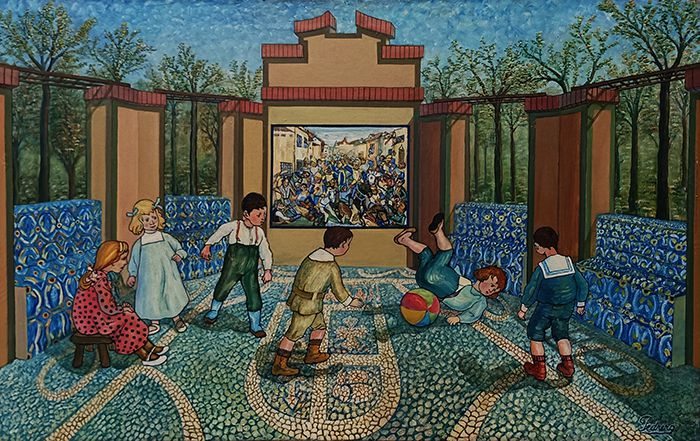  jugando en el parque