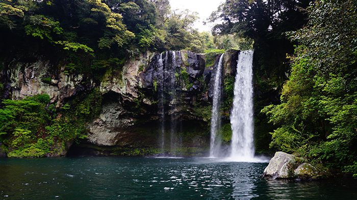 Cascadas cheonjiyeon, Isla de jeju