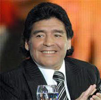 Diego Armando Maradona en imagen de archivo