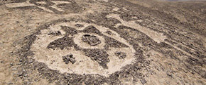 Geoglifo en Cerros Pintados