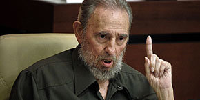 Fidel Castro, durante su intervención ante la Asamblea Nacional.

