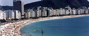 Copacabana, zona hotelera por excelencia de Río de Janeiro