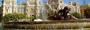 Plaza de Cibeles en Madrid...
