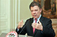 J.M. Santos, presidente de Colombia