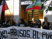 Chilenos en Madrid se Manifiestan en Apoyo de Huelga de Hambre Mapuche