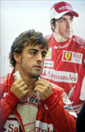 Alonso se ve en el podio