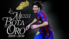 Messi se lleva la Bota de Oro
