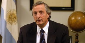Ex presidente de Argentina, Néstor Kircyhner