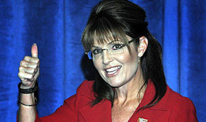 La ex gobernadora de Alaska Sarah Palin 