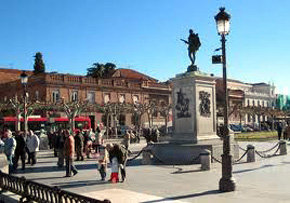 Plaza de Cervantes  en Alcalá de Henares