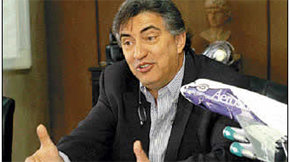 Humberto Roca, presidente y propietario de AEROSUR