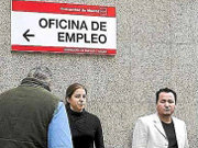 Inmigrantes  en las oficinas de empleo