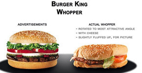 La publicidad y la realidad del fast food 