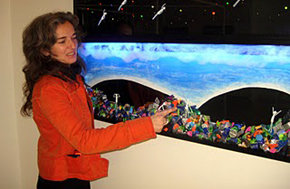 Marcela Navascués, artista de instalaciones en Quintanar de la Orden
 