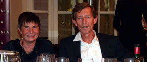 Marie Louise Banyols, Directora Producto Lavinia, y Bernard de Laage, Director Técnico Château Palmer