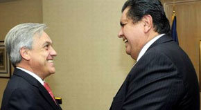 Piñera (i) y García en imagen de archivo