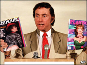 Bob Guccione, fundador de la revista Penthouse