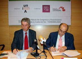 La UNIA y el Palacio de Congresos de Torremolinos renuevan el convenio formación de alumnos de hostelería y posgraduados