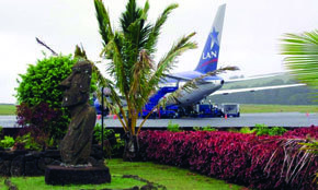 Aeropuerto de Mataveri, en Isla de Pascua