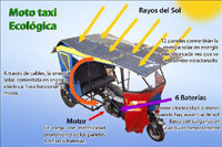 Inventan el primer 'mototaxi solar' en Perú