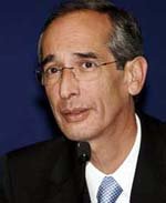 Alvaro Colom, presidente de Guatemala