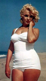 Marilyn sex symbol de los años 50 y 60, hoy sería considerada una mujer gorda
