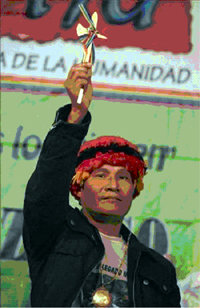 El líder indígena Alberto Pizango