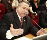 Presidente del Congreso paraguayo, Óscar González Daher. 

