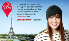 Sernatur lanza campaña 'Chile es Tuyo'