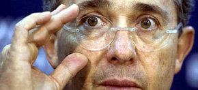 Alvaro Uribe, ex presidente de Colombia