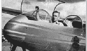 El chileno Alejo Williamson efectuó el primer cruce de la Cordillera de los Andes en un planeador. 

