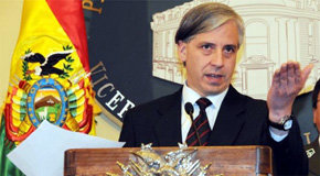 El vicepresidente boliviano, Álvaro García Linera